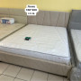 Ліжко Крістал 160*200 з п.м. (бежевий велюр)